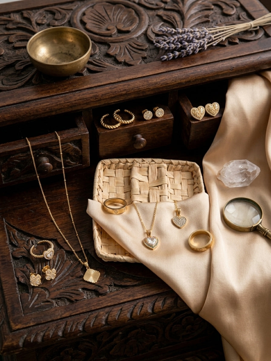 Materiales ZÖA — plata y oro
